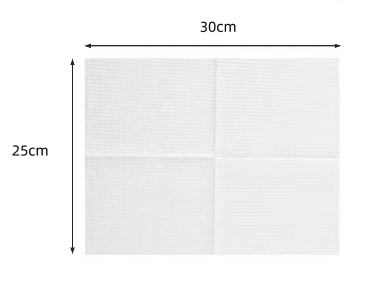 Serviettes Visage Clean Face - Multitâches Jetables & Réutilisables en Viscose Premium